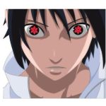 Cosplay Sharingan Red Colored Contact Lenses