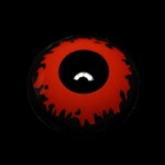 Cosplay Demonlord Mammon Red Colored Contact Lenses