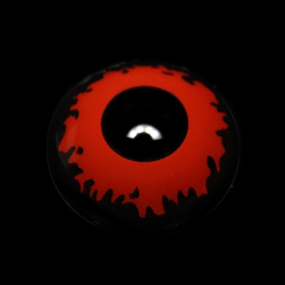 Cosplay Demonlord Mammon Red Colored Contact Lenses
