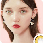 Elves Gold brown Colored Contact Lenses