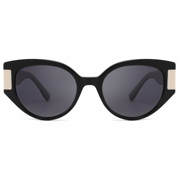 Simone Cat eye Black Sunglasses