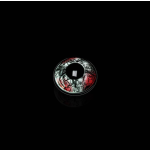 Halloween Demon Black&Red Colored Contact Lenses