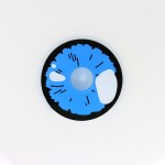 Cosplay Black Lobelia-Blue Colored Contact Lenses