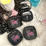 Cute Kitten Graffiti Colored Contact Lens Case