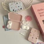 Like Fish Grid Animal House Colored Contact Lens Case