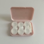 Like Fish Grid Animal House Colored Contact Lens Case