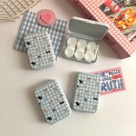 Like Fish Grid Animal House Colored Contact Lens Case