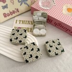 Floral Bow Cat-Shaped Colored Contact Lens Case