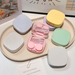 Like Fish Solid Color Portable Colored Contact Lens Case