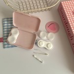 Like Fish Grid Animal House Colored Contact Lens Case