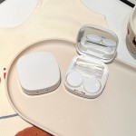 Like Fish Solid Color Portable Colored Contact Lens Case