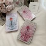 Vintage Fantasy Rose Colored Contact Lens Case