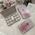 Vintage Fantasy Rose Colored Contact Lens Case