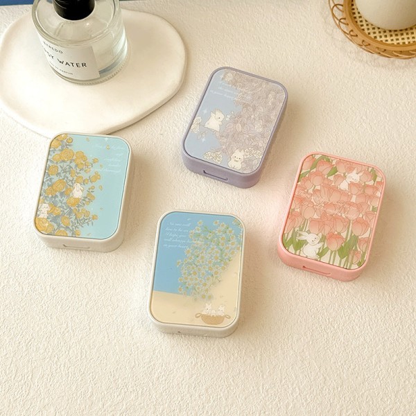 Sea of Blossoms Colored Contact Lens Case