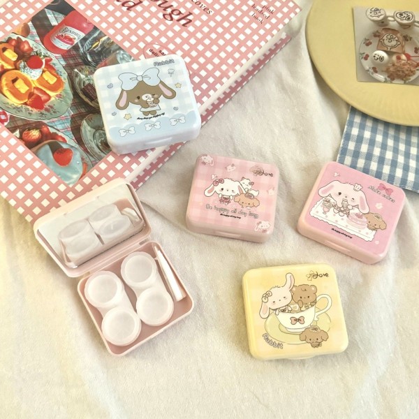Happy Pals Cottage Colored Contact Lens Case