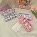 Summer With Cats Colored Contact Lens Case
