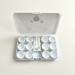 Kitten Puppy Head Colored Contact Lens Case