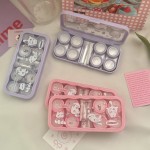 Summer With Cats Colored Contact Lens Case