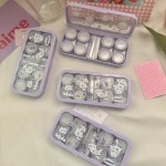 Summer With Cats Colored Contact Lens Case