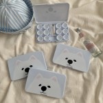 Kitten Puppy Head Colored Contact Lens Case