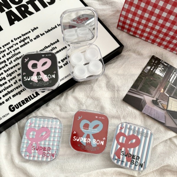 Super Bow Colored Contact Lens Case