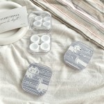 Candy-striped Fish Colored Contact Lens Case