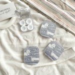 Candy-striped Fish Colored Contact Lens Case