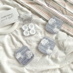 Candy-striped Fish Colored Contact Lens Case