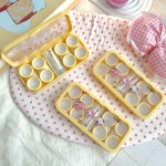 Polka-dot Mend Rabbit Colored Contact Lens Case