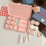 Lop Ear Bow Bunny Colored Contact Lens Case