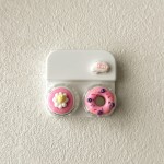 Lovely Pastel-Style Cake Colored Contact Lens Case