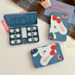 Lop Ear Bow Bunny Colored Contact Lens Case