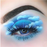 New 3-Tone Gem Blue Prescription Colored Contact Lenses