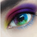 Halloween Rainbow Multi Rainbow Colored Contact Lenses