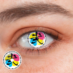 Cosplay Demon Slayer Twelve Kizuki Douma right Colored Contact Lenses