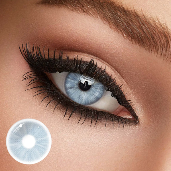 Clover Blue Prescription Colored Contact Lenses