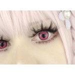 Halloween Starry Sky Anime Yandere Pink Colored Contact Lenses