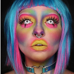 Halloween Whiteout Prescription Colored Contact Lenses