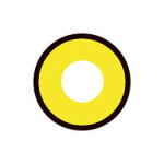 Halloween Yellow Manson Colored Contact Lenses