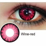 Halloween Miracle Wine-red Prescription Colored Contact Lenses
