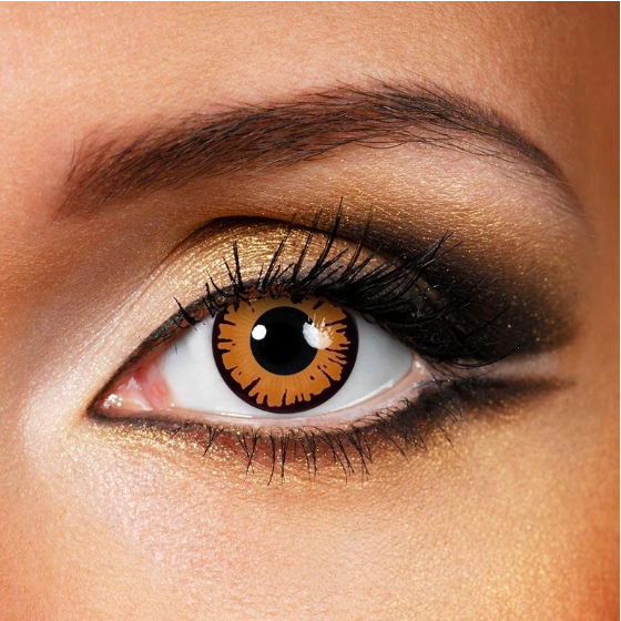 Cosplay WILIGHT BELLA Yellow Colored Contact Lenses
