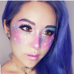 Halloween Rainbow Multi Rainbow Colored Contact Lenses
