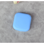 Lovely square portable Multicolor Colored Contact Lens Case