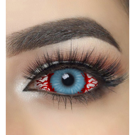 Halloween 22mm Bloodshot Infected Zombie Colored Contact Lenses