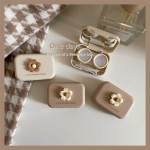 Milk Tea Warm Colored Contact Lens Case