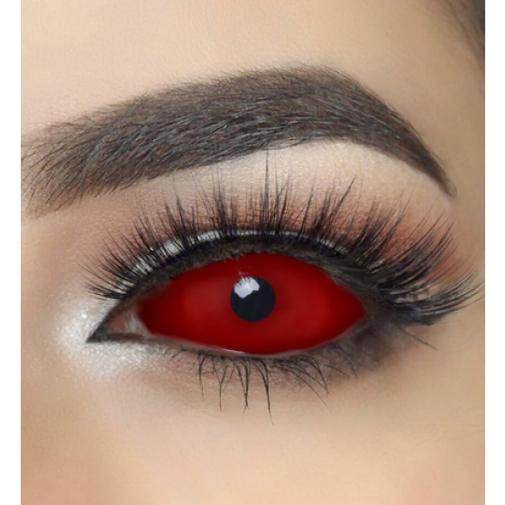 Halloween 22mm Red Sclera Colored Contact Lenses