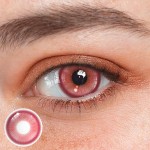 Cosplay Fairy Red Colored Contact Lenses
