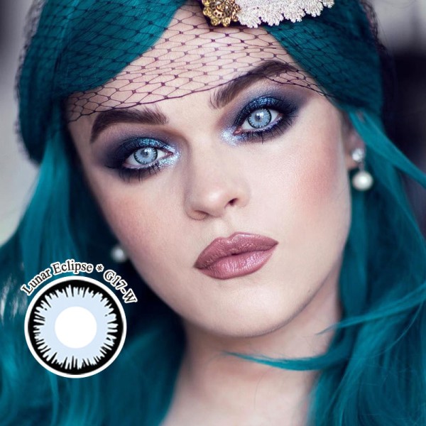 Halloween LUNAR ECLIPSE Colored Contact Lenses