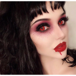 Vega Red Prescription Colored Contact Lenses