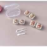 Cute Bear Colored Contact Lens Case